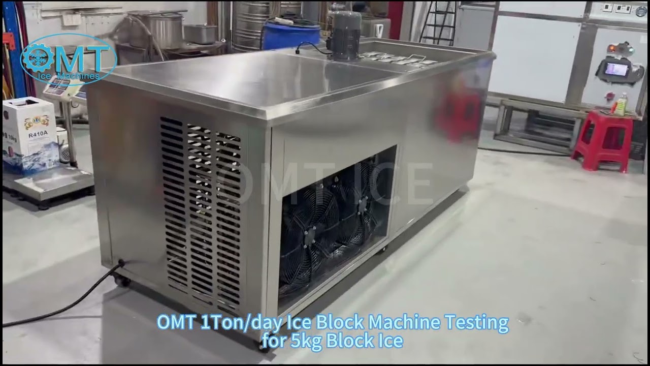 OMT 1 Ton/Day Saltwater Ice Block Machine