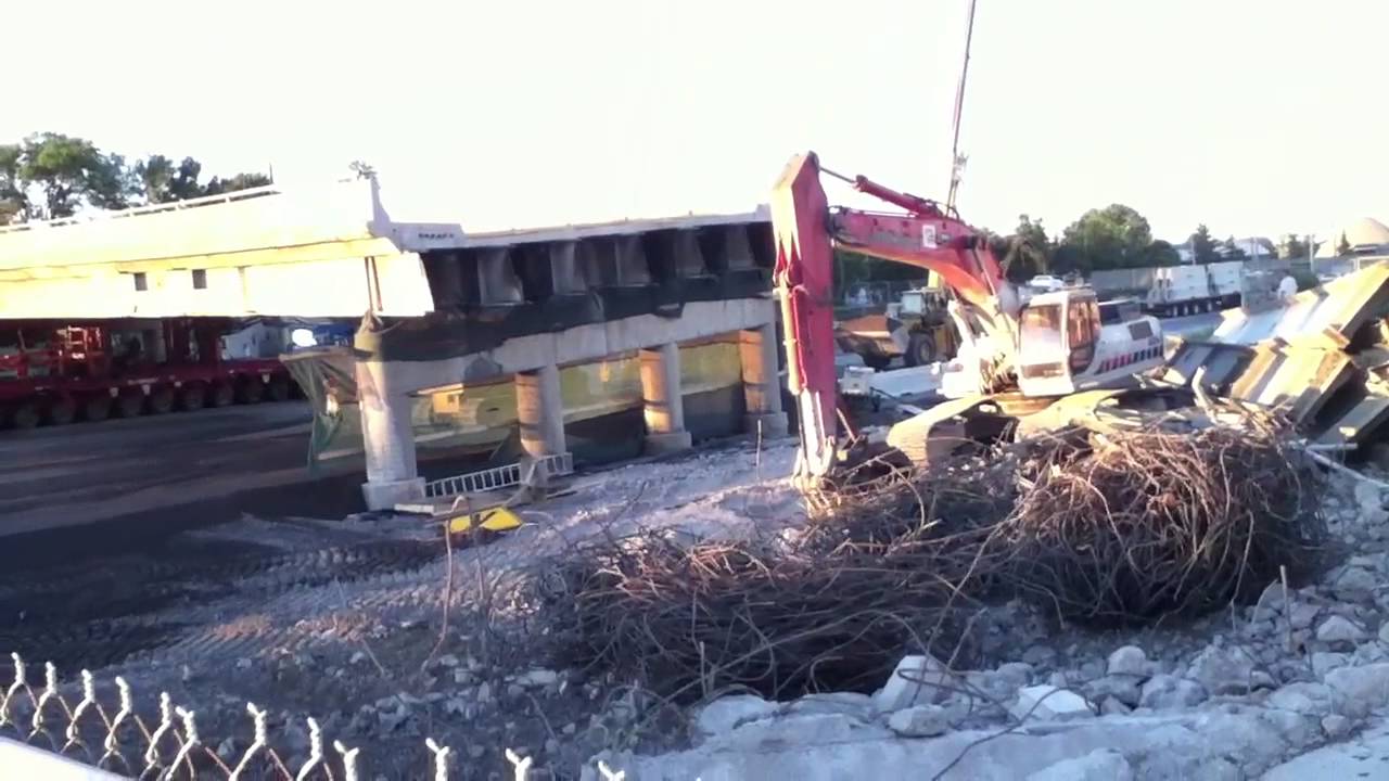 Lees Ave 417 Bridge Removal Clip 2 21 June 2014