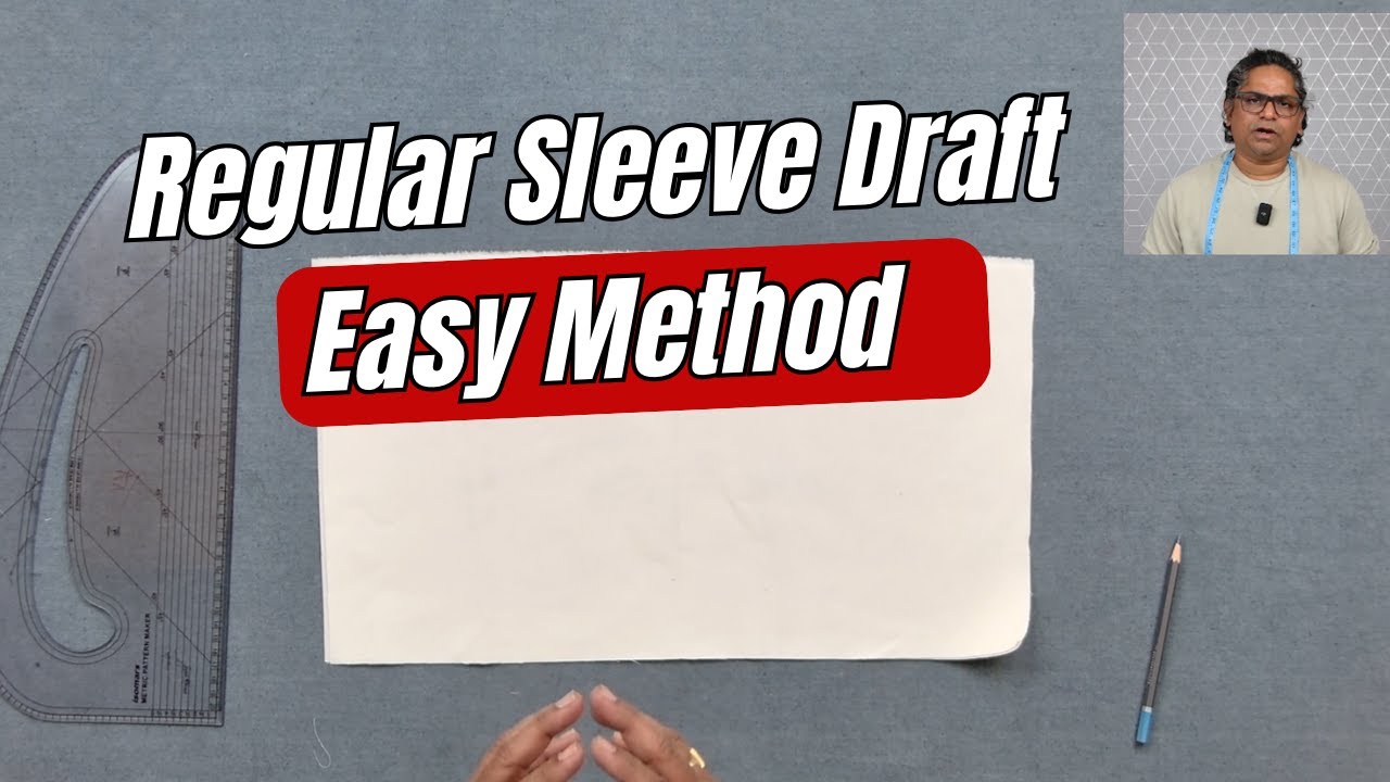 Regular Sleeve Draft – EASY Trick | NIMT - National Institute of Master Tailor