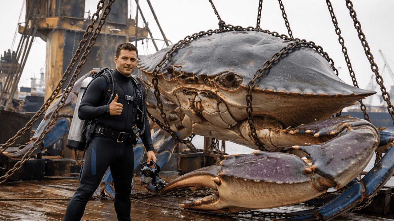 How Fishermen Can Make Up to $320,000 in 5 Days? | Giant Blue Crab Fishing (Deep Sea Creatures)
