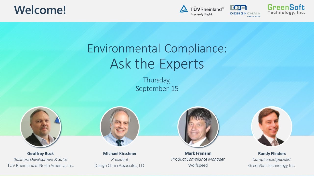 Environmental Compliance: Ask the Experts Webinar