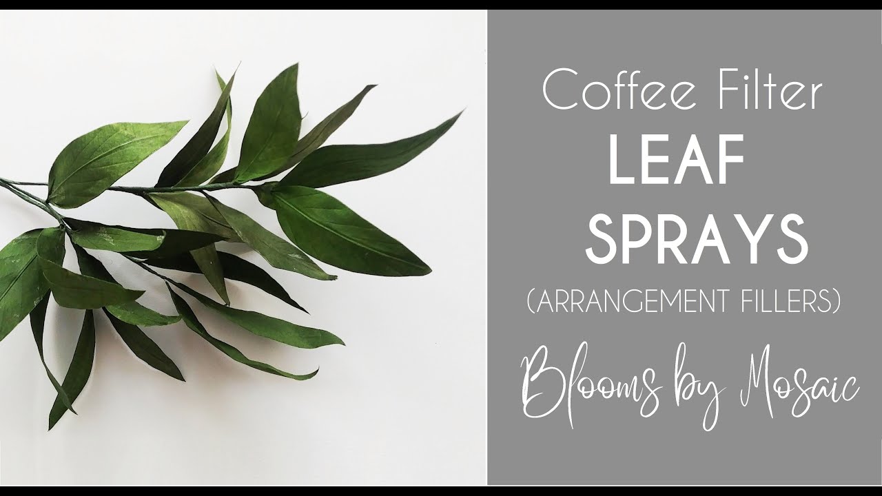 Coffee Filter Leaves (Arrangement Fillers)