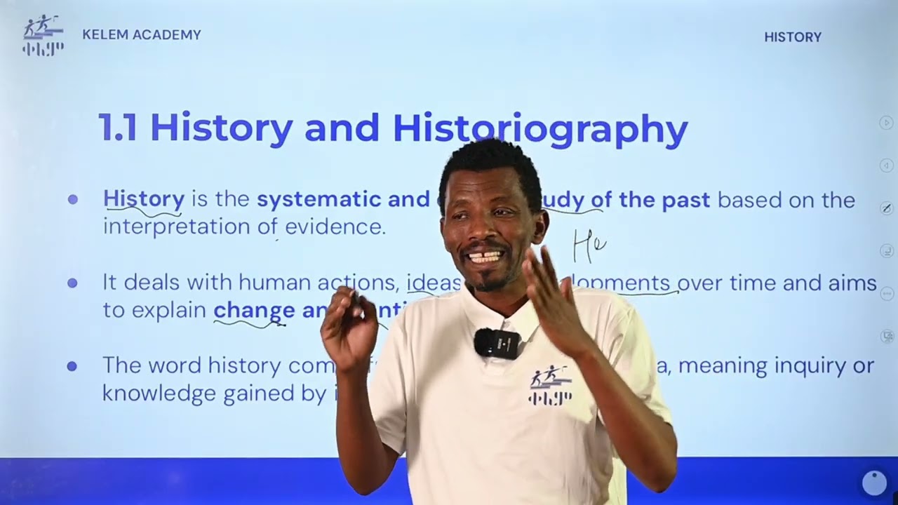 1.1 History and Historiography Part 1: History Grade 11
