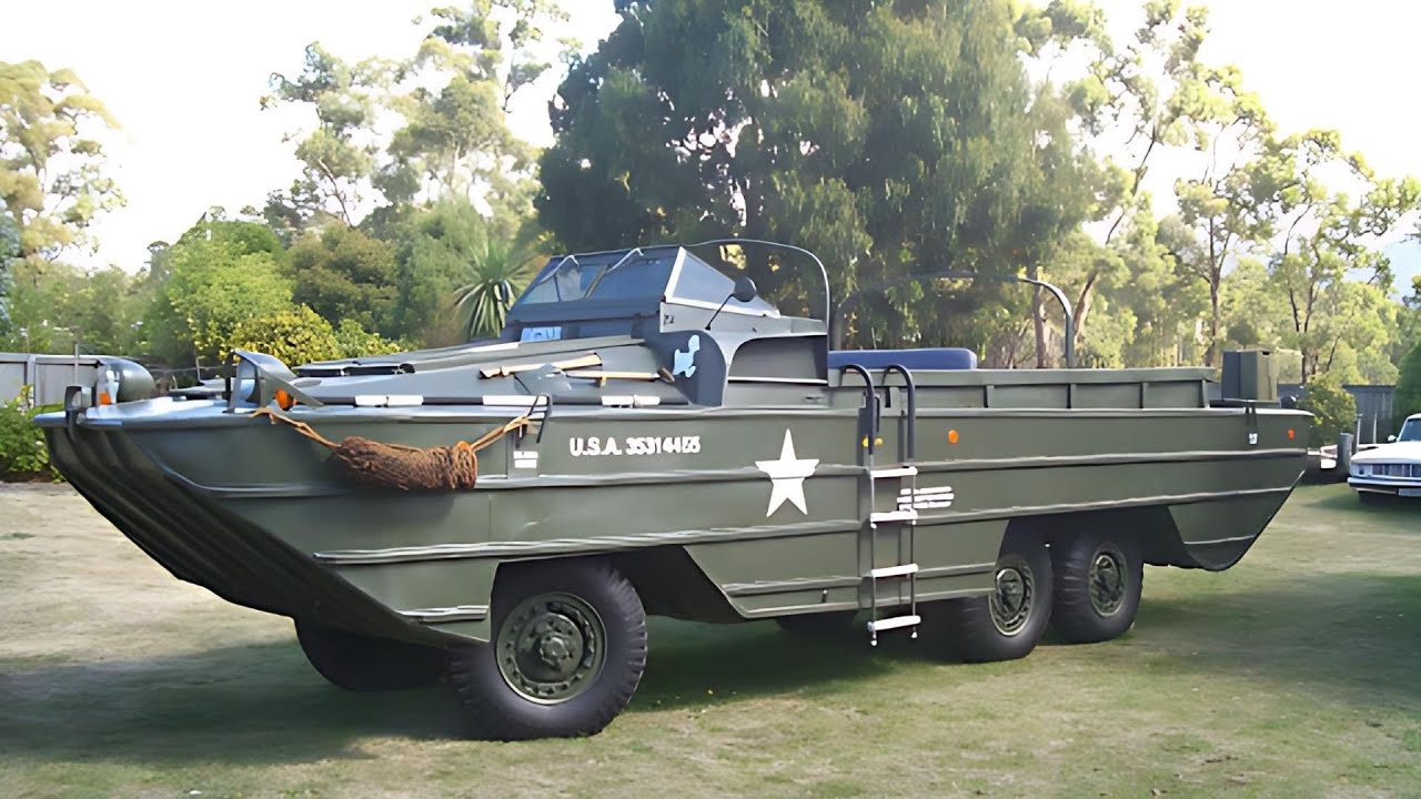 1942 🚚⚓ GMC DUKW — Not a Boat, Not a Truck, But the Reason D-Day Worked