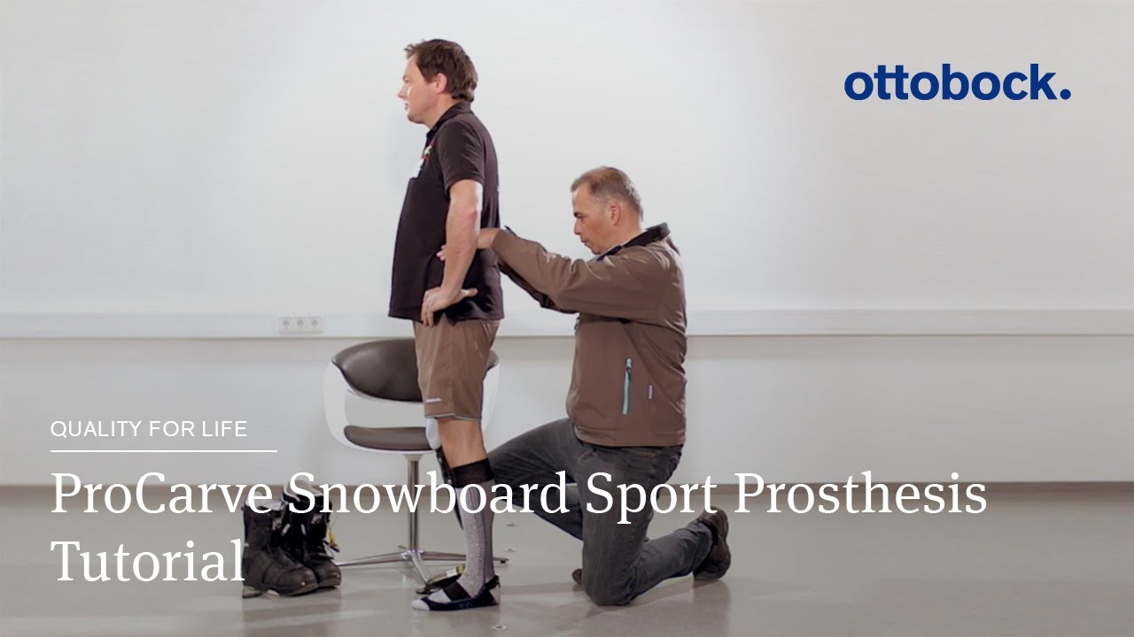 ProCarve Snowboard Sport Prosthesis - Tutorial: Adjustments & Settings | Ottobock