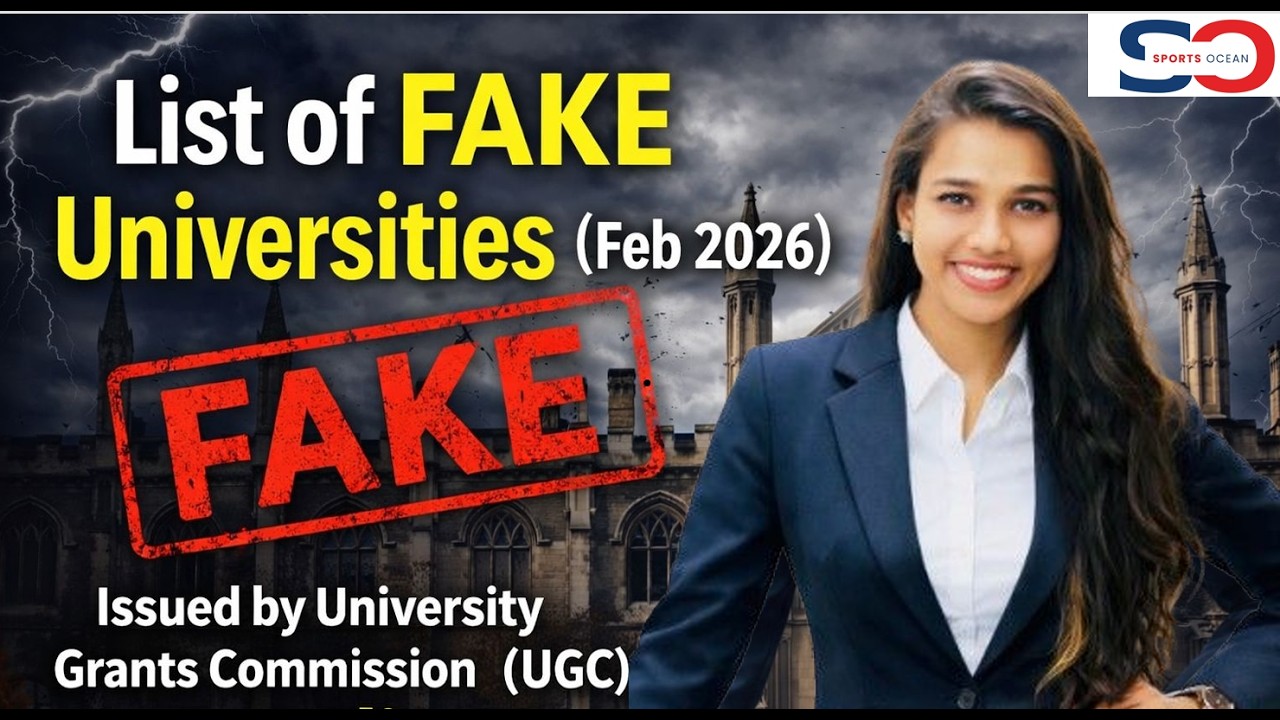 UGC Fake University List 2026 | Check Before You Take Admission |Sports Ocean| Princy Singh Rathore