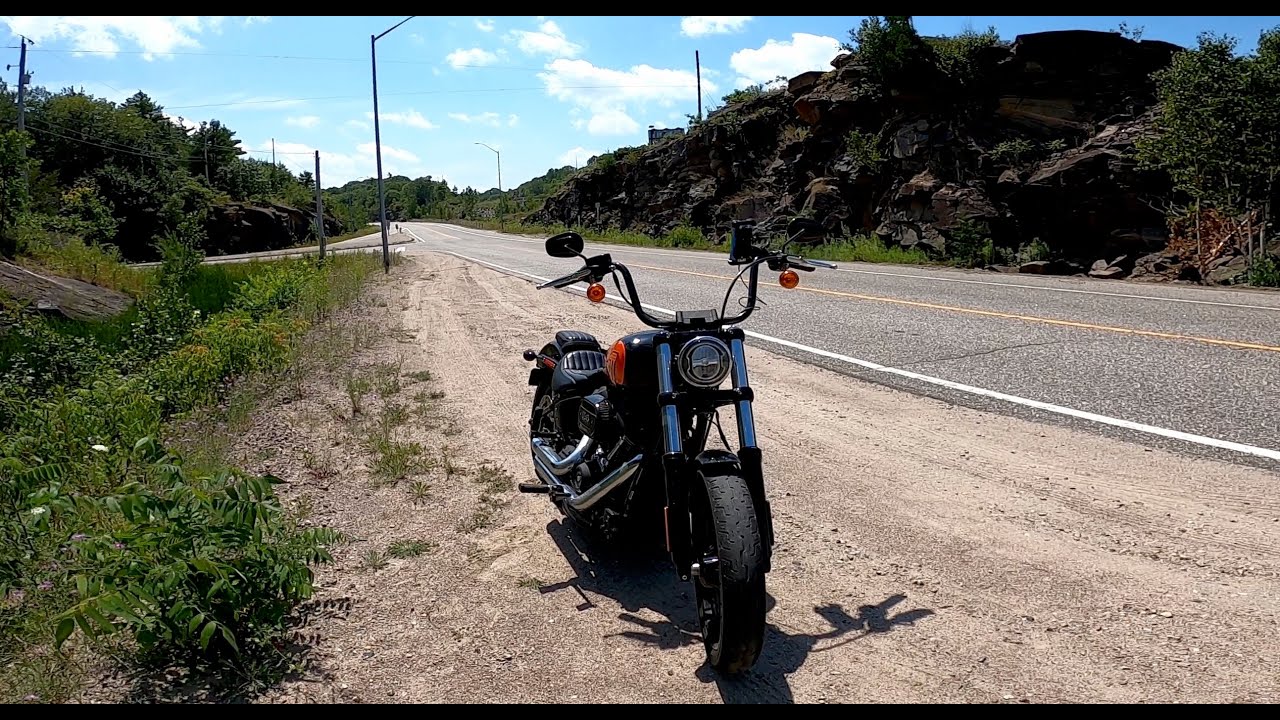 Harley POV Ride: White's Falls Road (Big Chute)