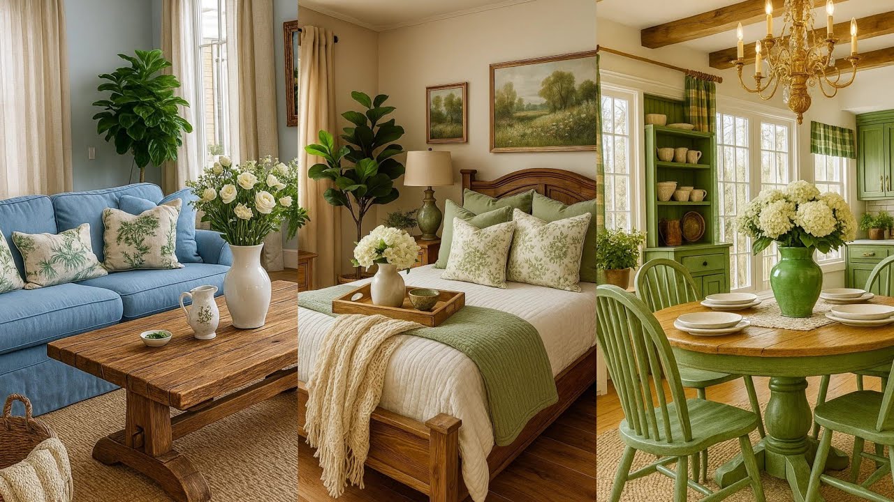 Vintage Chic Farmhouse Home Decor| Cozy Countryside Charm for Your Home 