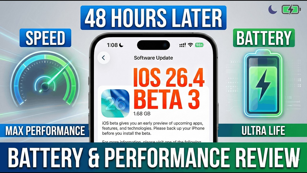iOS 26.4 Beta 3 – 48 Hours Later! Battery Drain or Major Improvement?
