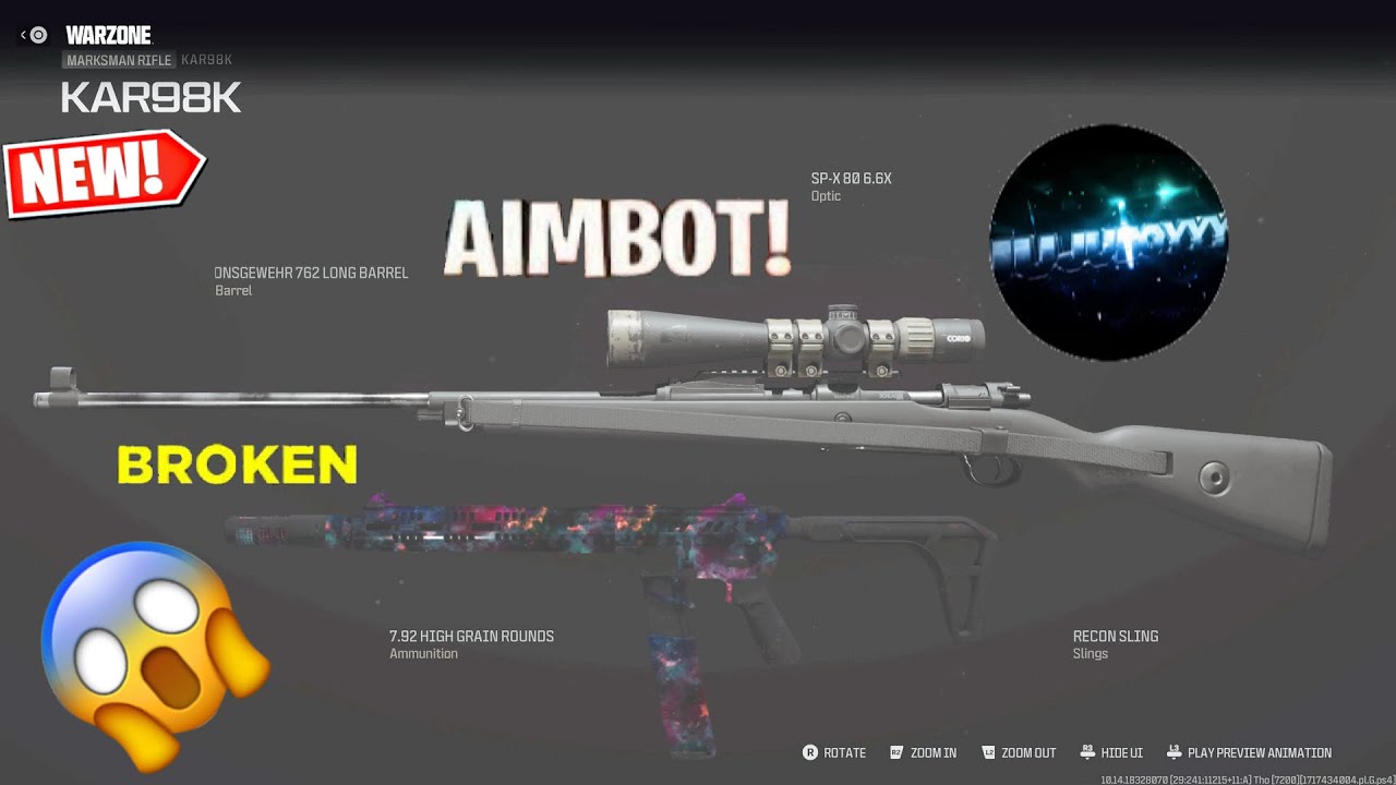 KAR98K META WEAPON MONTAGE