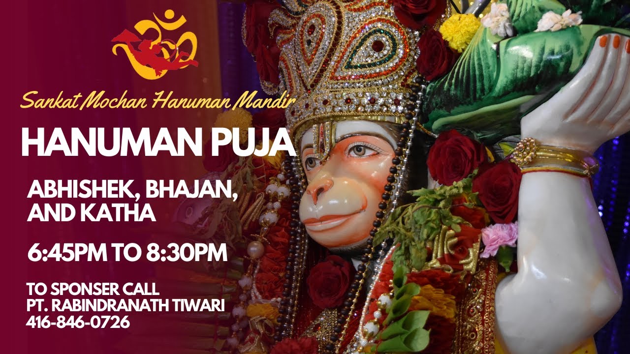 Mangalvar Hanuman Puja, Abhishek & Katha Feb 3rd, 2026
