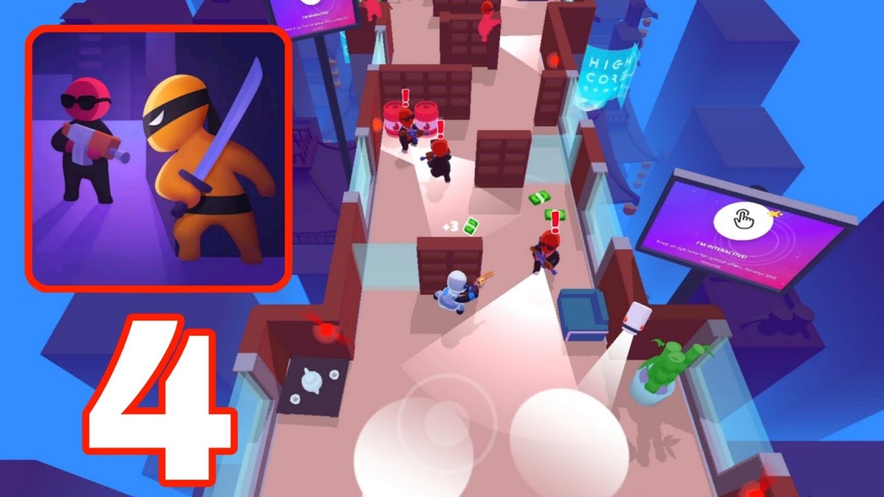 Stealth Master: Assassin Ninja - Gameplay Walkthrough Part 4 - Shadows Win Battles (Android, iOS)