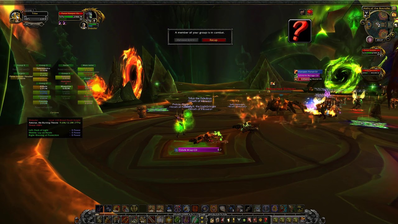 Wrath of Heaven - Antorus - Portal Keeper Hasabel HC