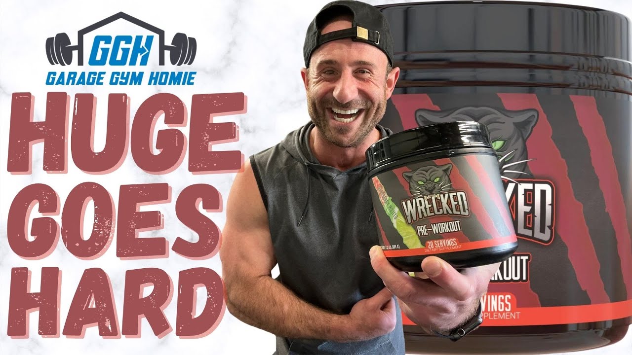 THIS IS ONE BAD BOY! 🏆 Huge Supplements Wrecked Pre-Workout Review