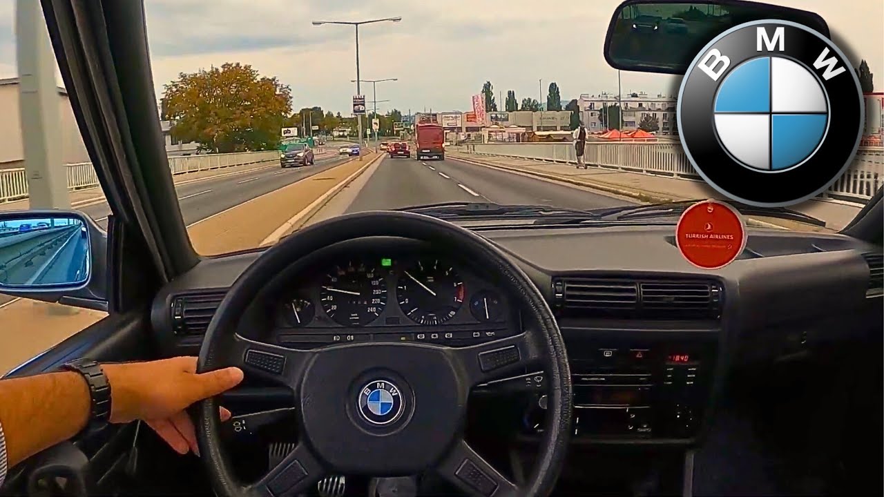BMW E30 320i (1990) - POV Drive (4K) | Classic BMW Experience!