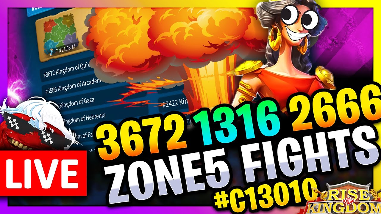 ZONE5 FIGHTS (2):  3672 • 1316 • 2666 • 2748  🔥 LIVE! 🔴 #C13010
