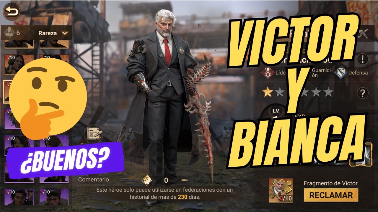 NUEVOS HEROES,  VICTOR BLACKWOOD Y BIANCA DRAKE  | Doomsday Last Survivors