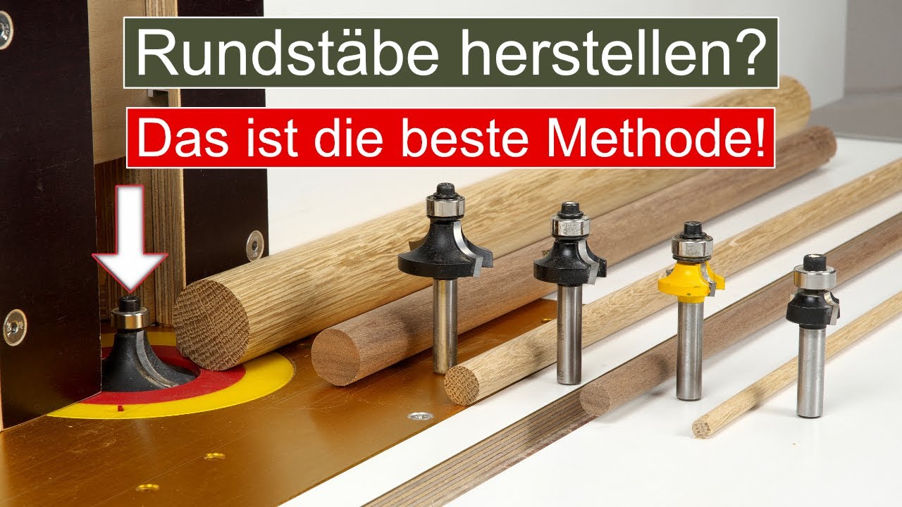 Die beste Methode um präzise Rundstäbe herzustellen!