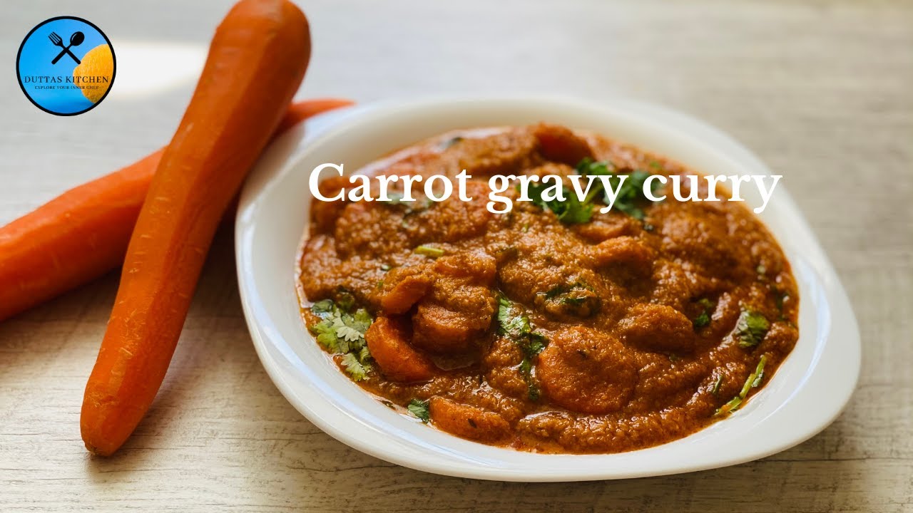 Restaurant style Carrot gravy curry | Carrot gravy curry recipe | Carrot curry