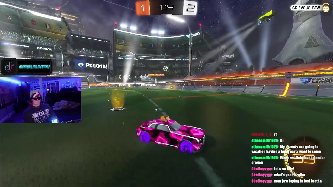 We Gave up and got on Rocket League!
