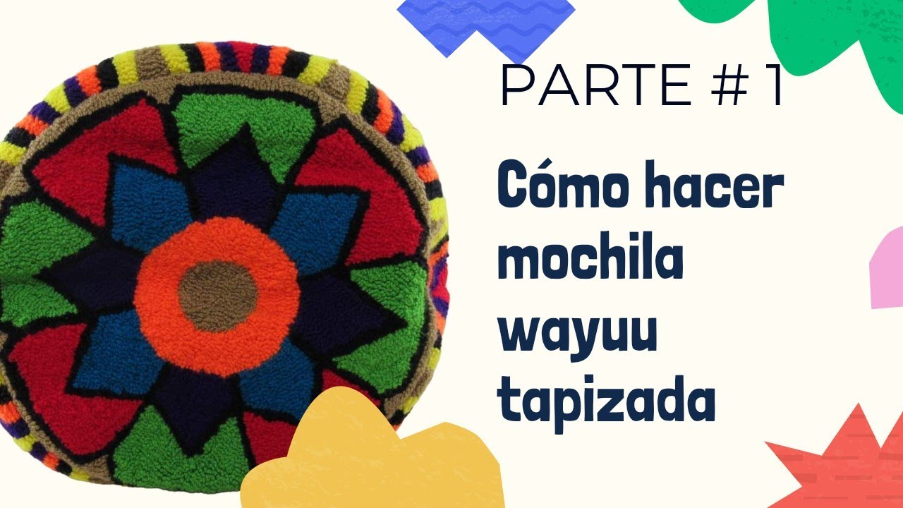 \\COMO HACER UNA MOCHILA WAYUU TAPIZADA // FONDO TAPIZADO //
