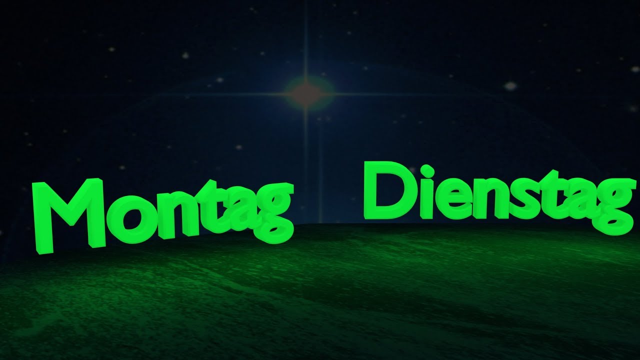 ♫ GERMAN Days of the Week Song (Remix) ♫ Das Wochentage Lied ♫ Les Jours de la Semaine en Allemand ♫