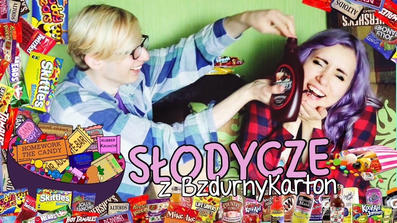 JEMY SŁODYCZE Z AMERYKI! z BzdurnyKarton