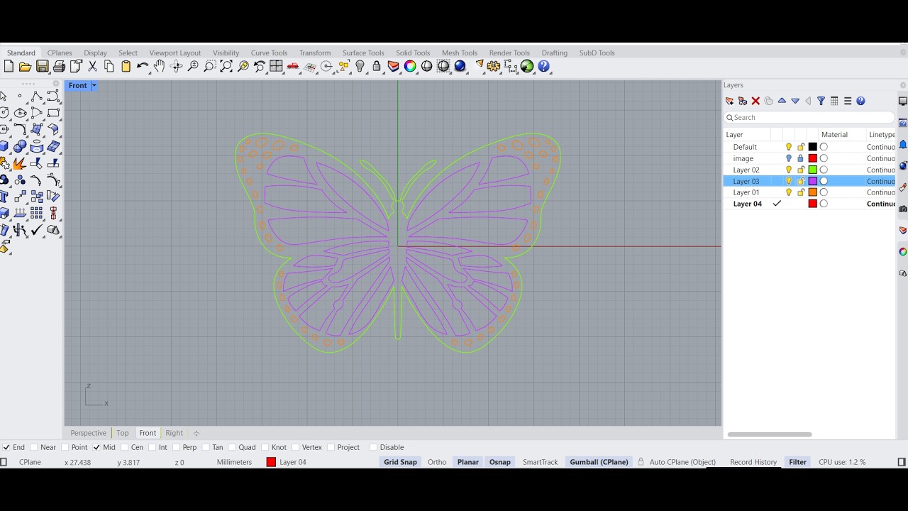 Trace an Image in Rhino 3D