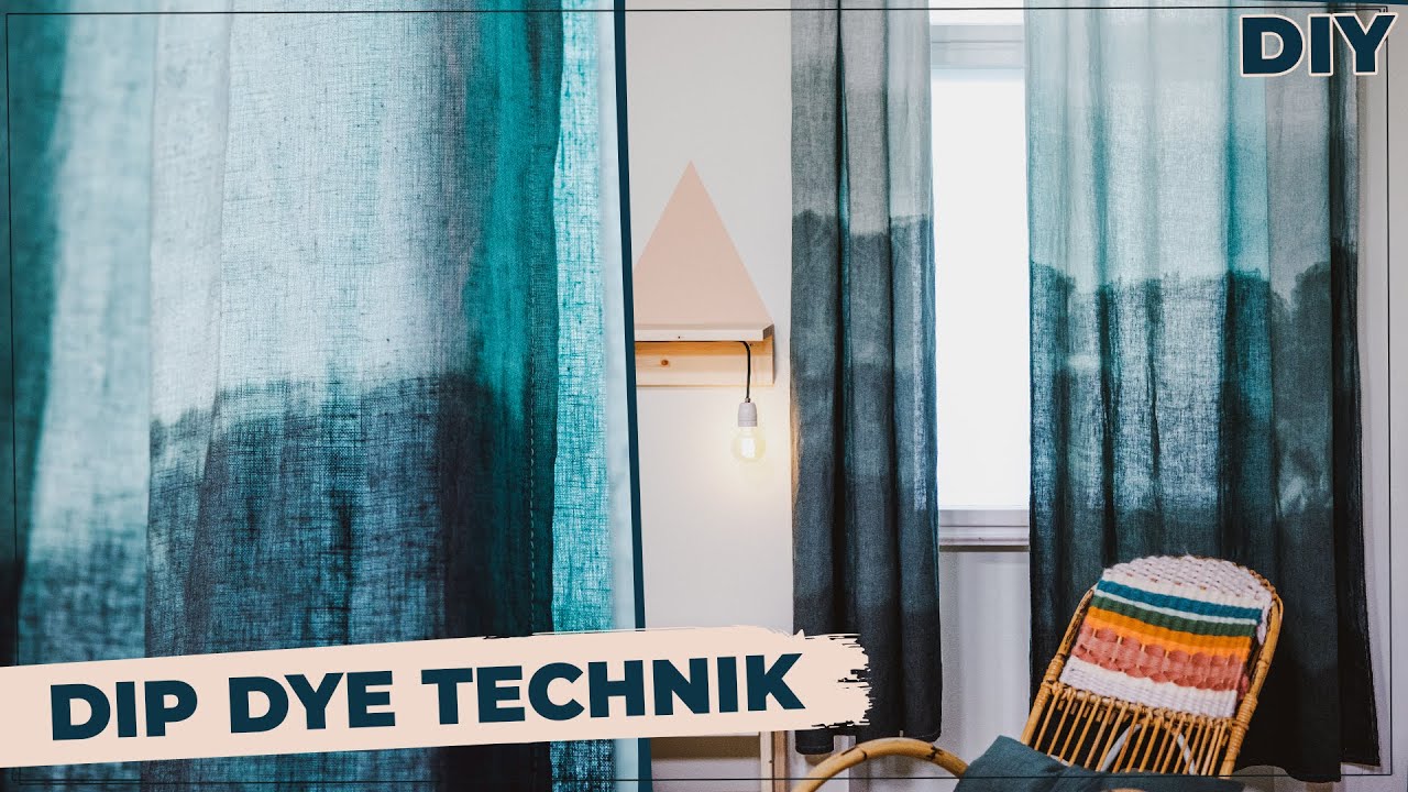 Stoff Hack - Bettwäsche und Gardinen färben leicht gemacht