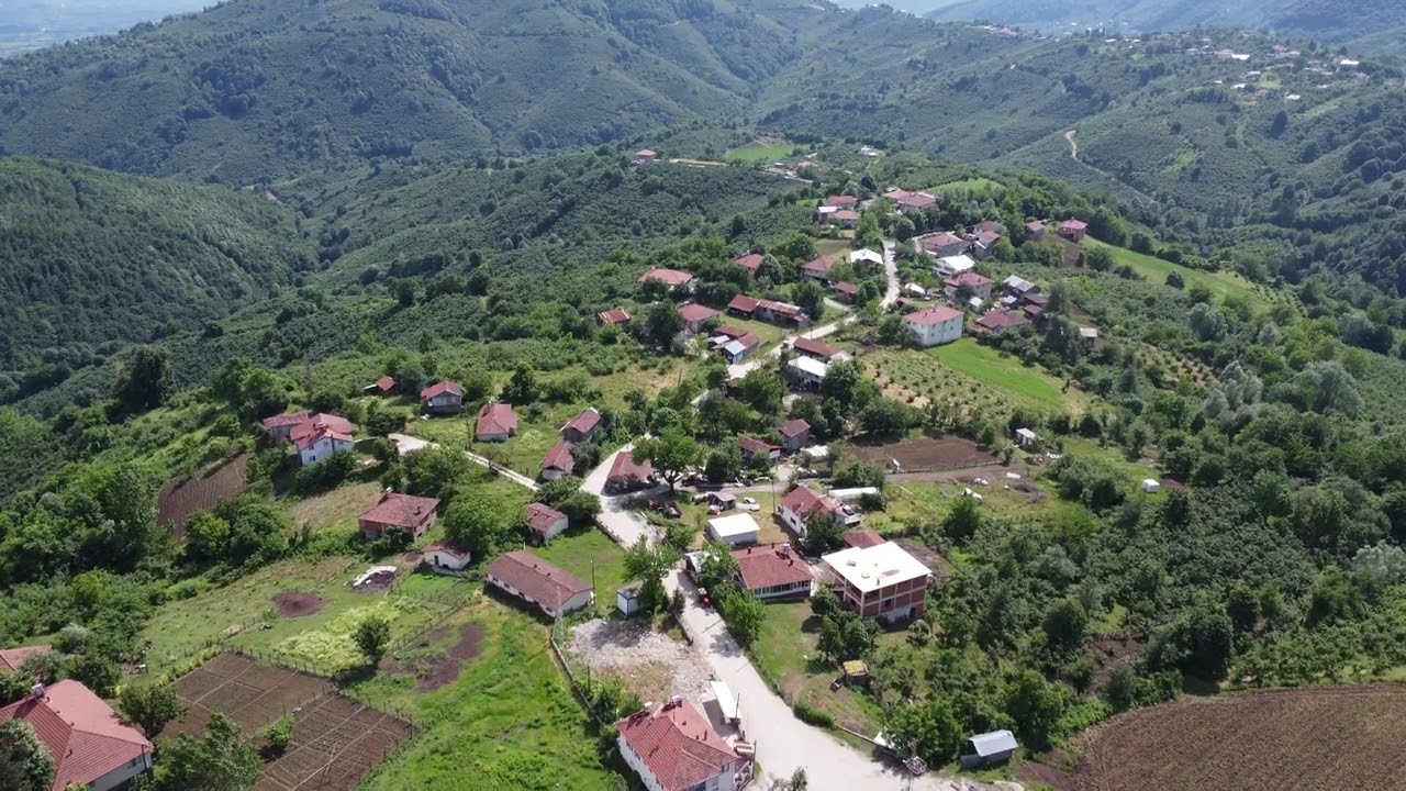 DÜZCE MERKEZ KÖYÜ OLAN DÜVERDÜZÜ KÖYÜ DRONE ÇEKİMİ PART 1