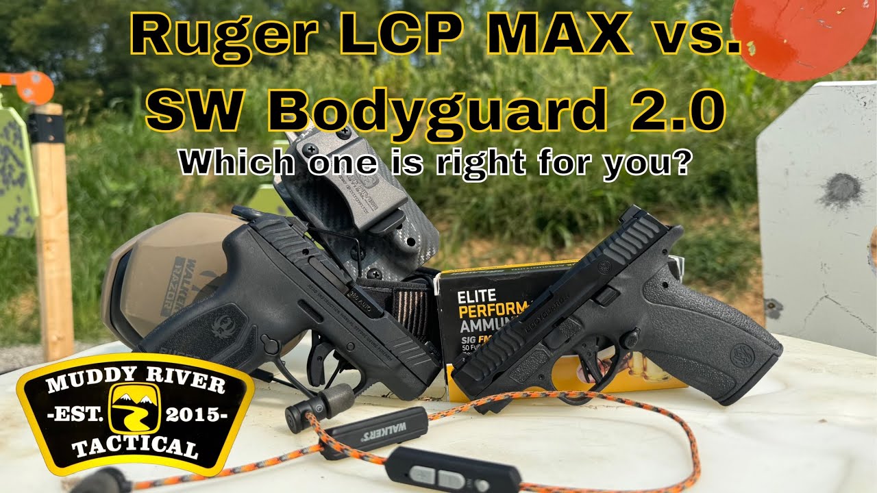 S&W Bodyguard 2.0 против Ruger LCP Max | Битва карманных пистолетов калибра 380!