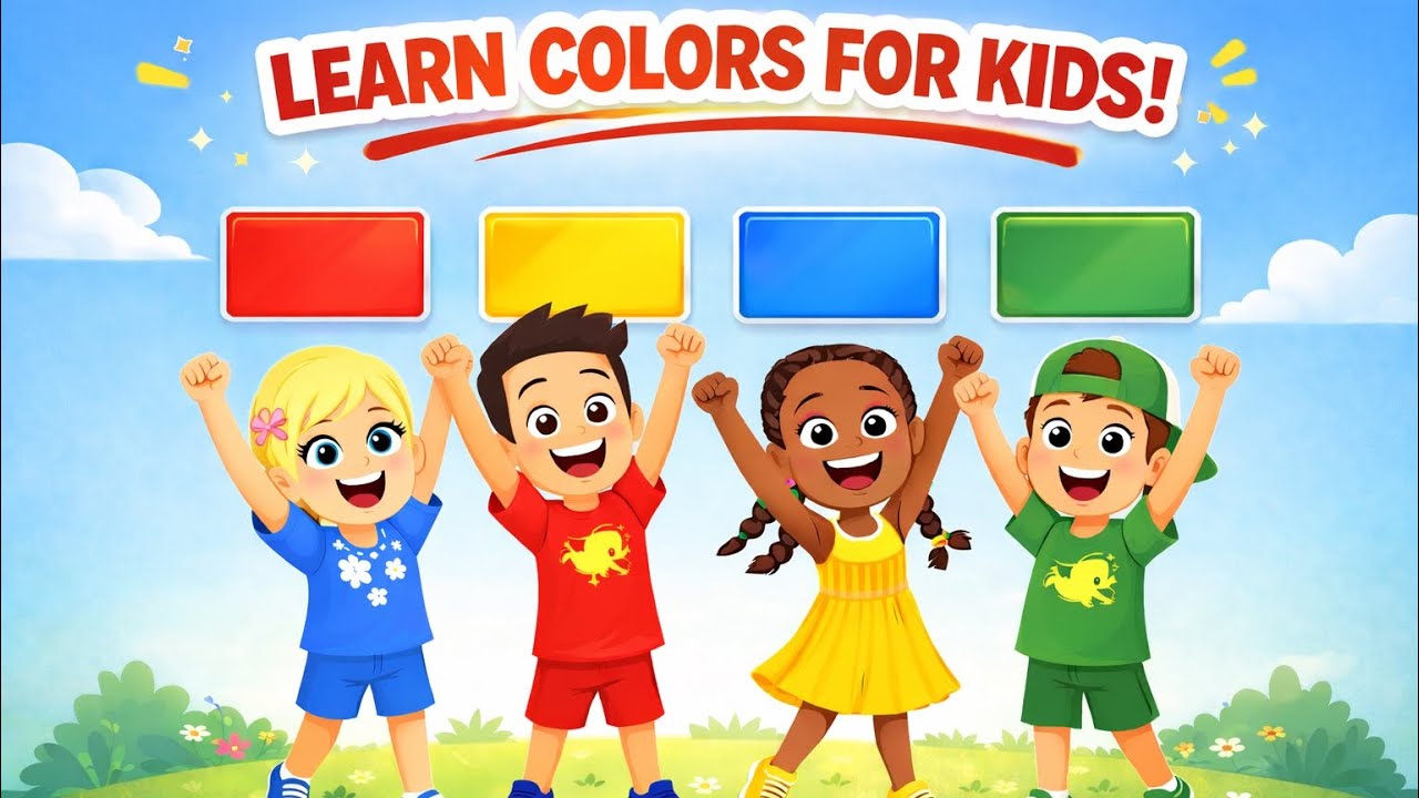 Learn Colors for Kids | Fun Color Song for Toddlers & Preschoolers | Sing Along for Toddlers