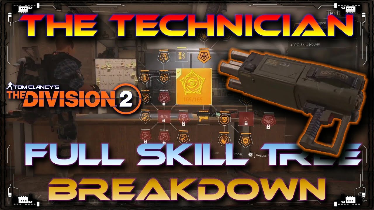 The Division 2 Technician Specialization Full Skill Tree Breakdown | New Artificer Hive Explained