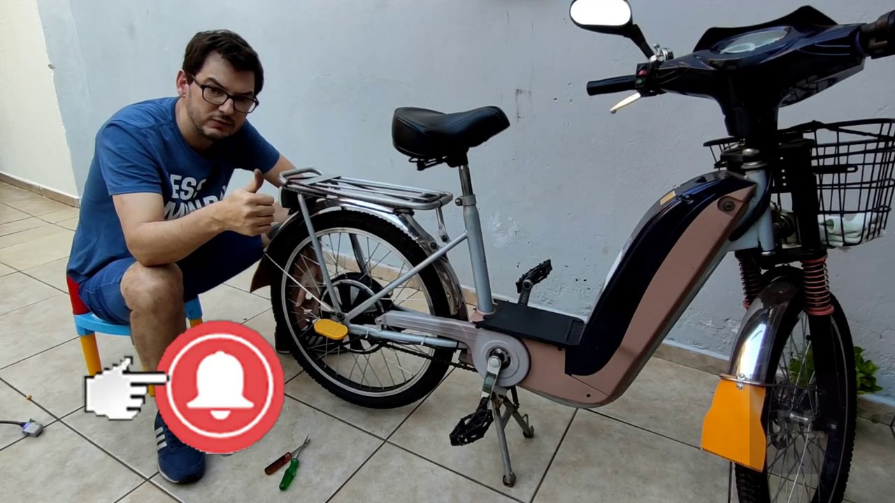Trocando os raios da bicicleta elétrica