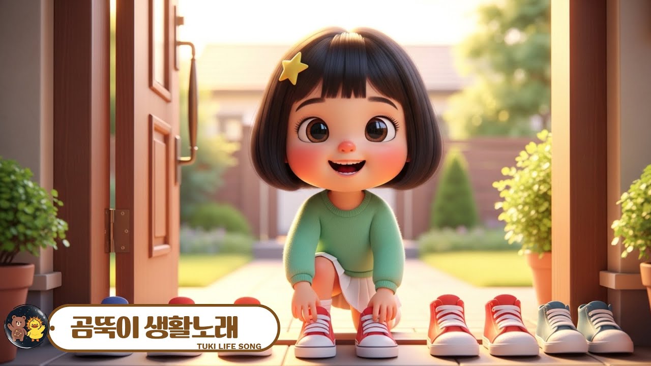 👟 짝짝 가지런히! | 신발 정리 동요 | 정리정돈 습관 | 생활습관 키즈송 | 곰뚝이