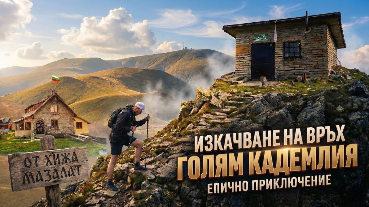 Връх Голям Кадемлия (2275 м) | Преход от х. Партизанска песен – х. Мазалат
