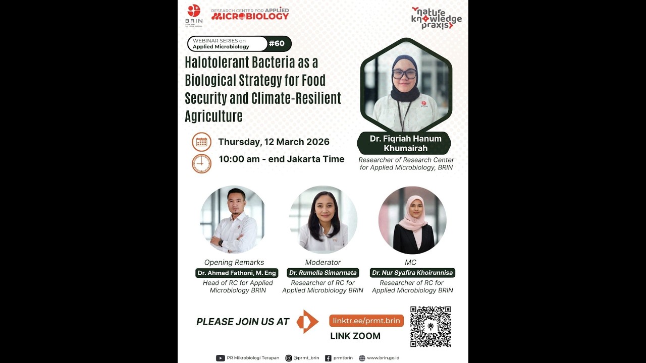 PRMT Webinar Series on Applied Microbiology #60