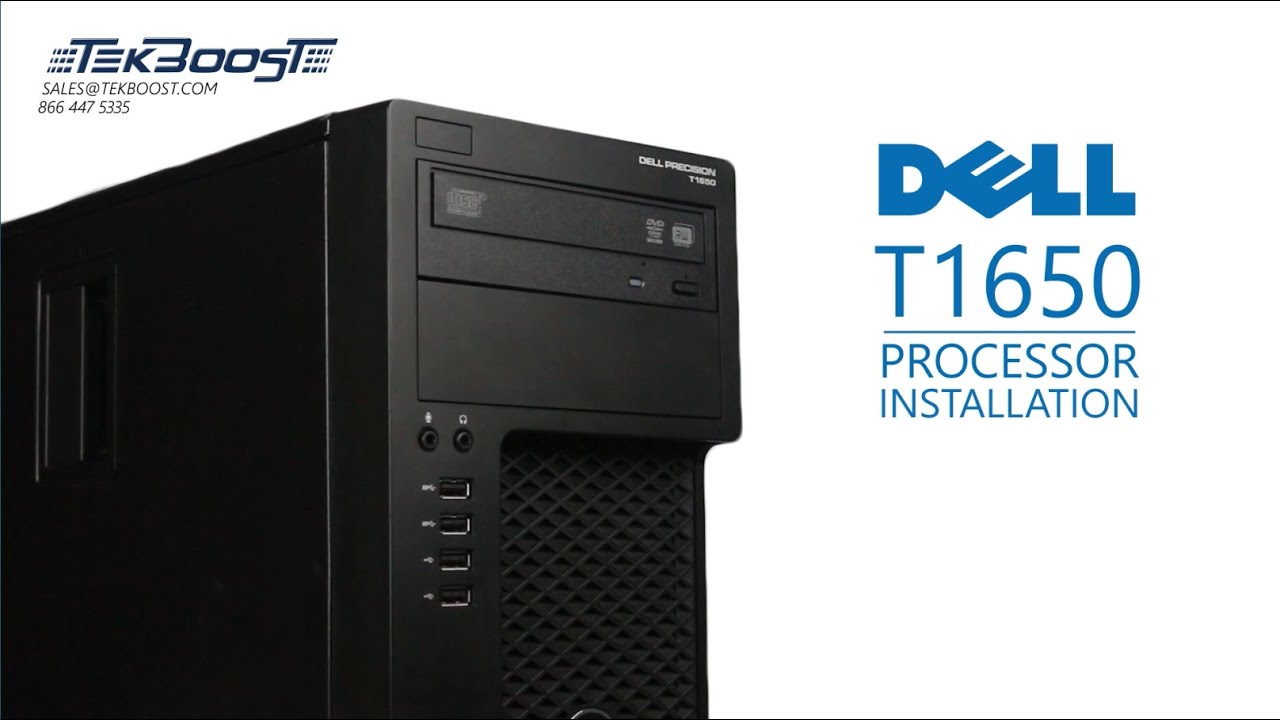 Dell T1650 Processor Installation
