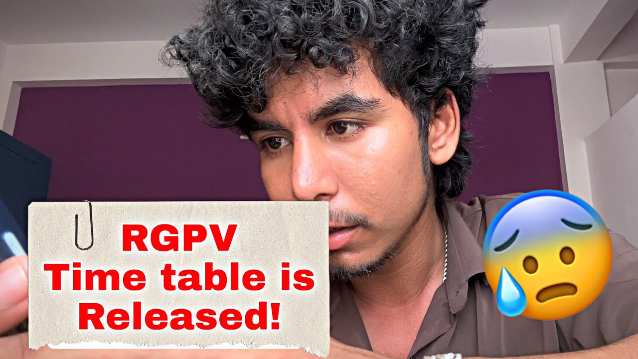 RGPV Time table is Released | 2nd sem, 4th sem and 6th sem | @Growwithfarooque