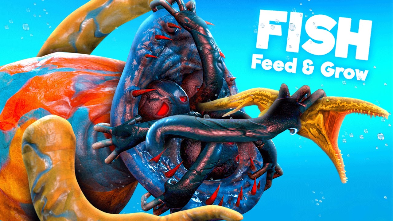 DOEY MONSTER vs EVERY FISH in Feed & Grow Fish!