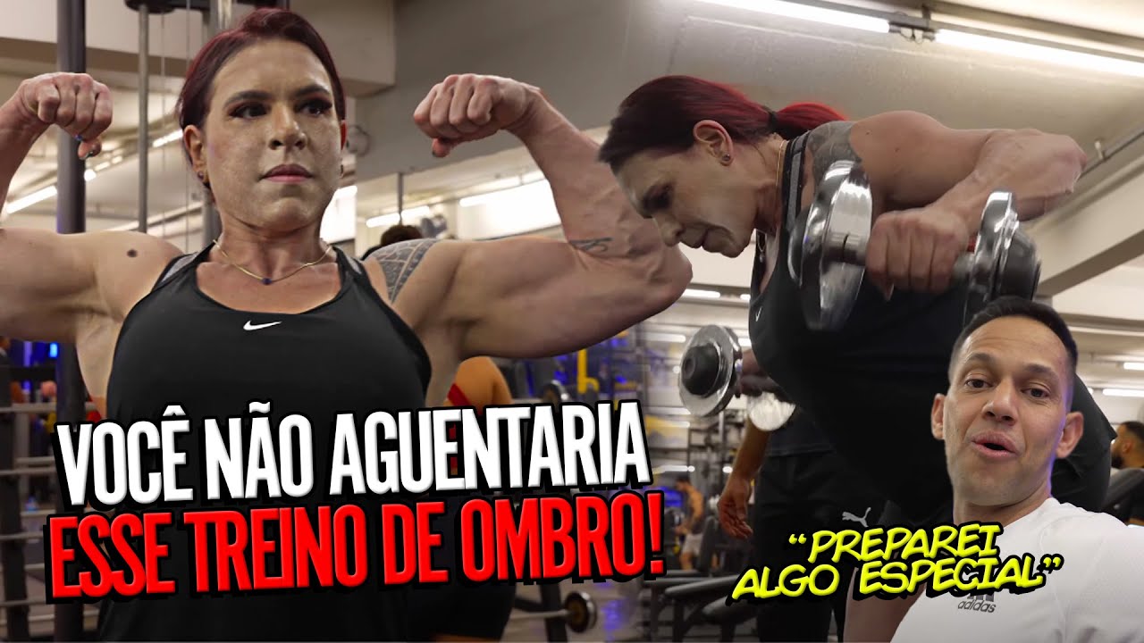 VOCÊ NUNCA VIU UM TREINO DE OMBROS ASSIM (TREINO COMPLETO)