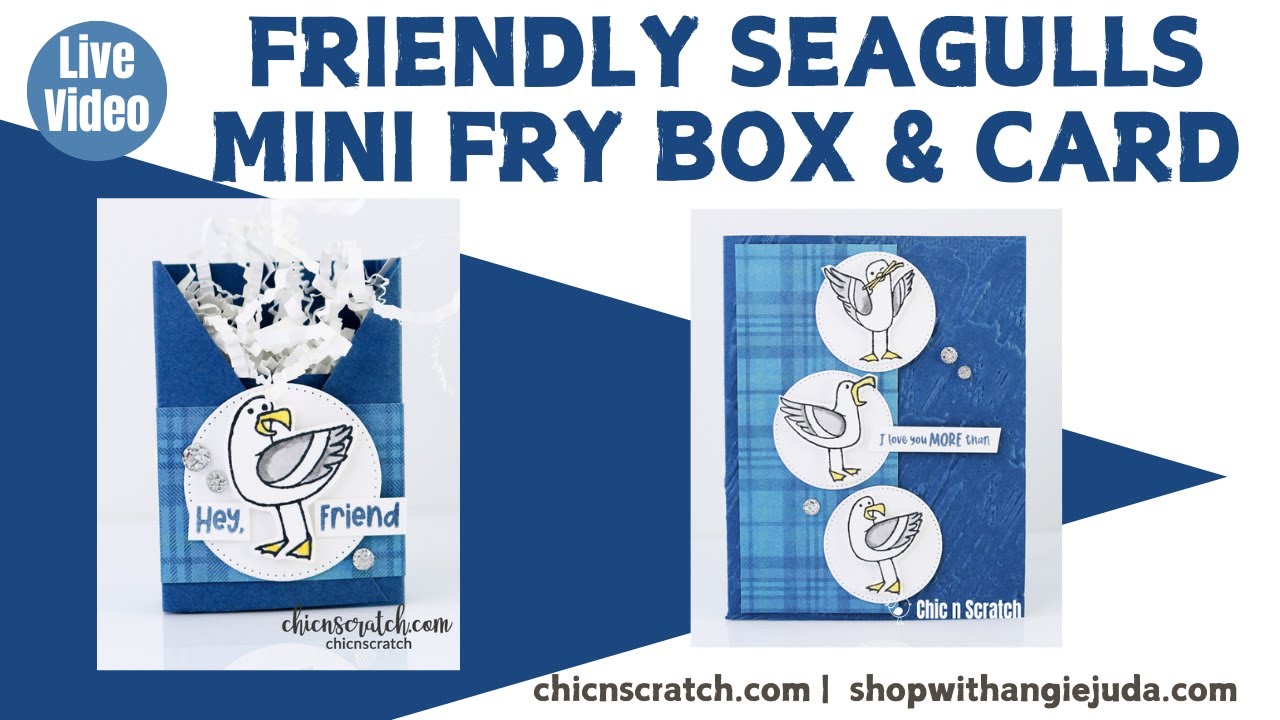 Friendly Seagulls Mini Fry Box and Card
