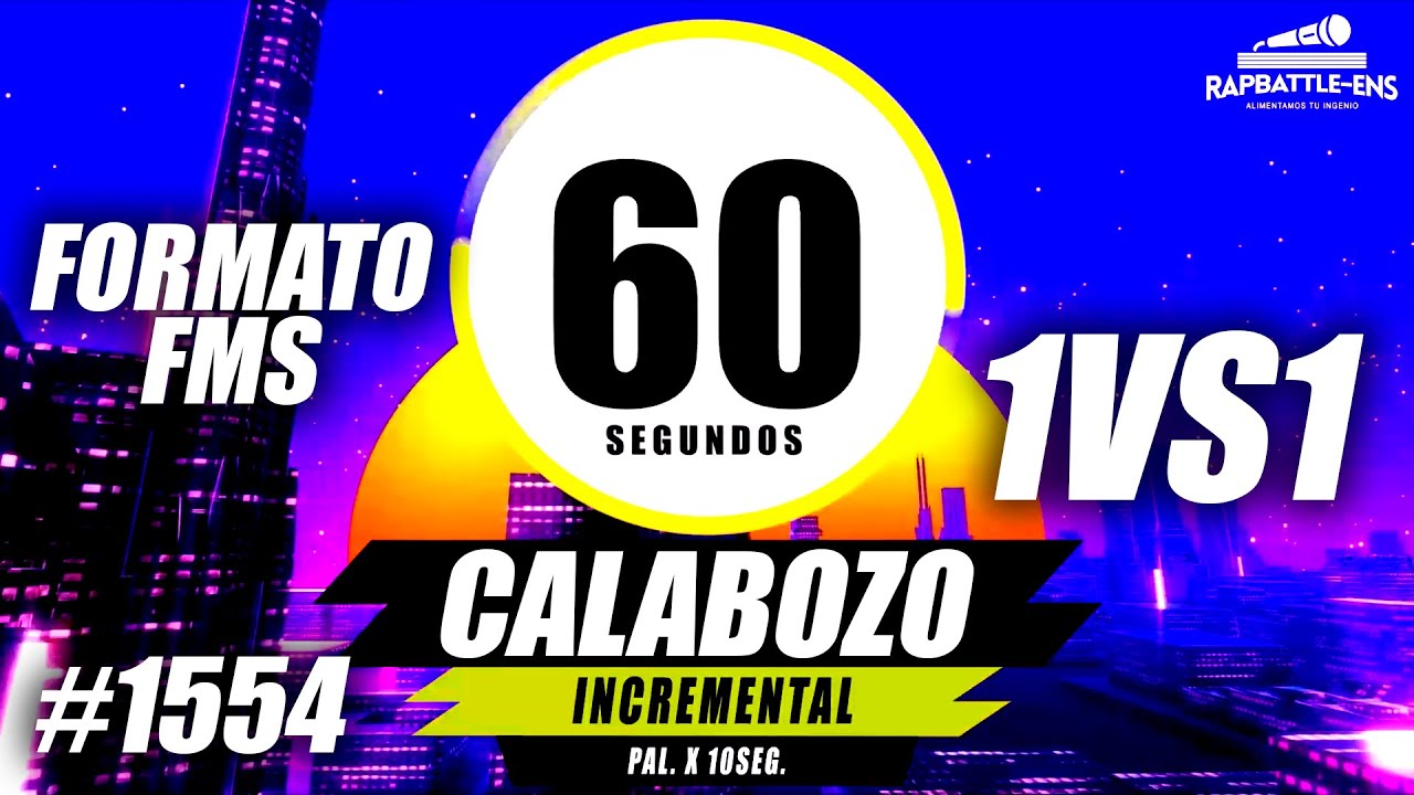 🎤 Formato FMS 1VS1 🔥 Base de Rap Para Improvisar Con Palabras | ENTRENAMIENTO FMS #1554