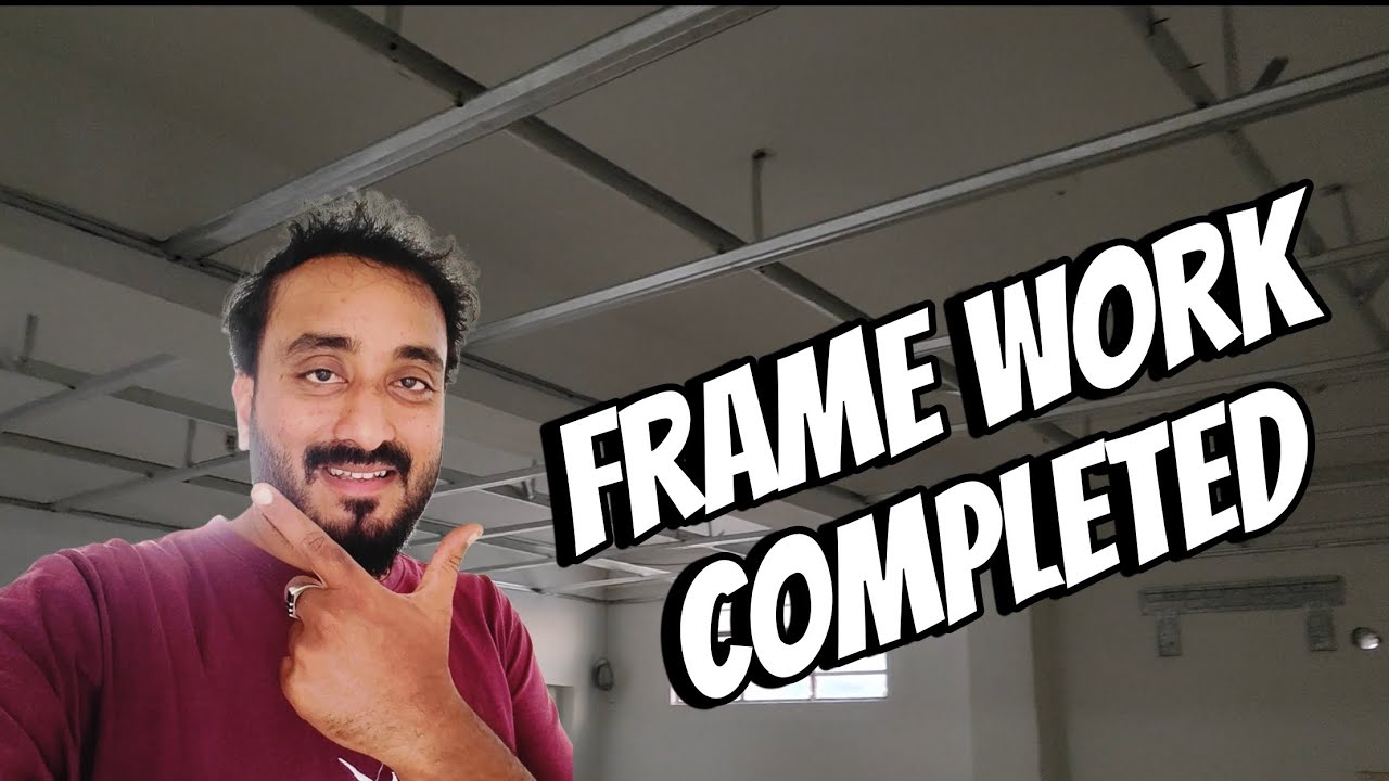 Framework Completed at tirupur Site | AN False Ceiling 