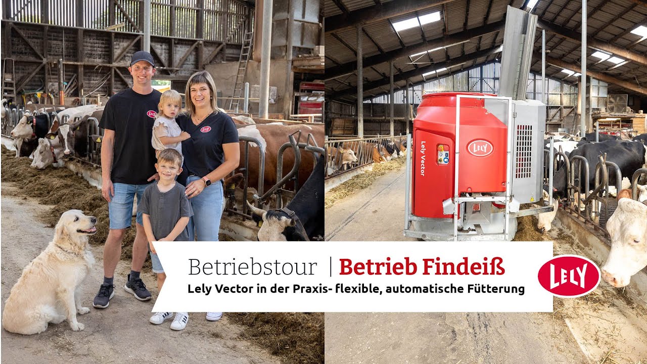 Lely Vector in der Praxis - flexible, automatische Fütterung | Stall-Blick Betriebstour