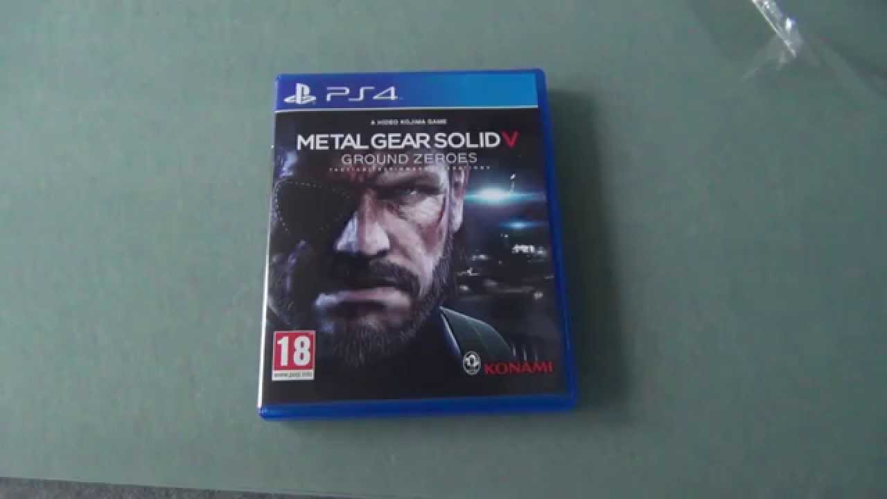 Metal Gear Solid 5 - Ground Zeroes | PS4/Pegi18AT | Unboxing | HD1080p | german/deutsch