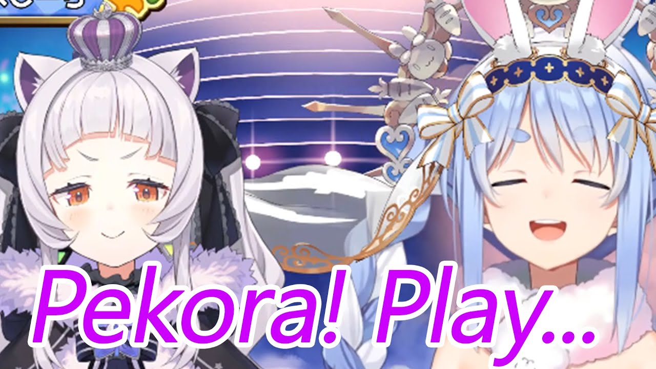 [hololive/Eng Sub] Shion wants to play with Pekora!