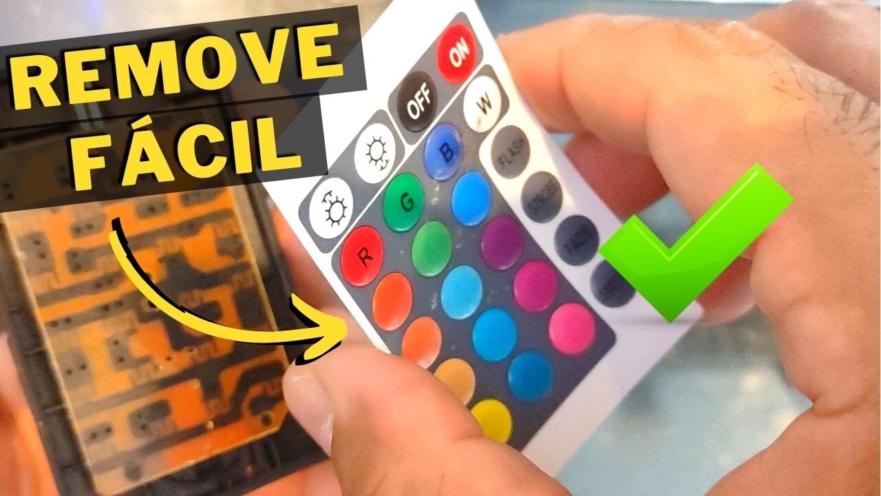 COMO ABRIR CONTROLE DE LED - SIMPLES E FÁCIL
