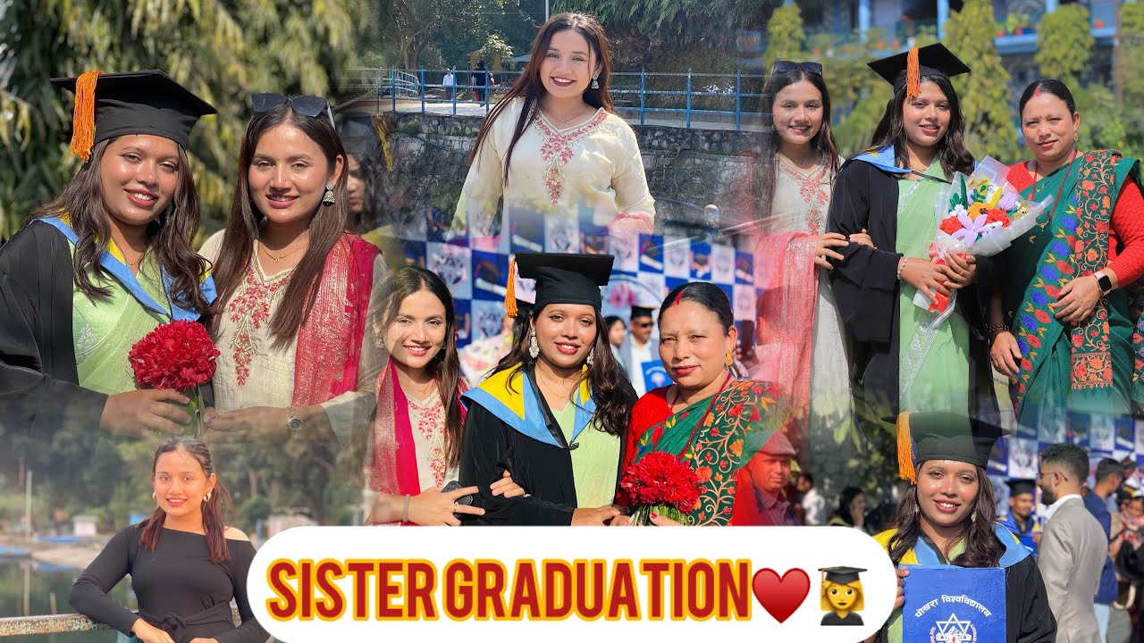 Sister graduation♥️👩‍🎓 #proudmoment #congratulations #anisharoka