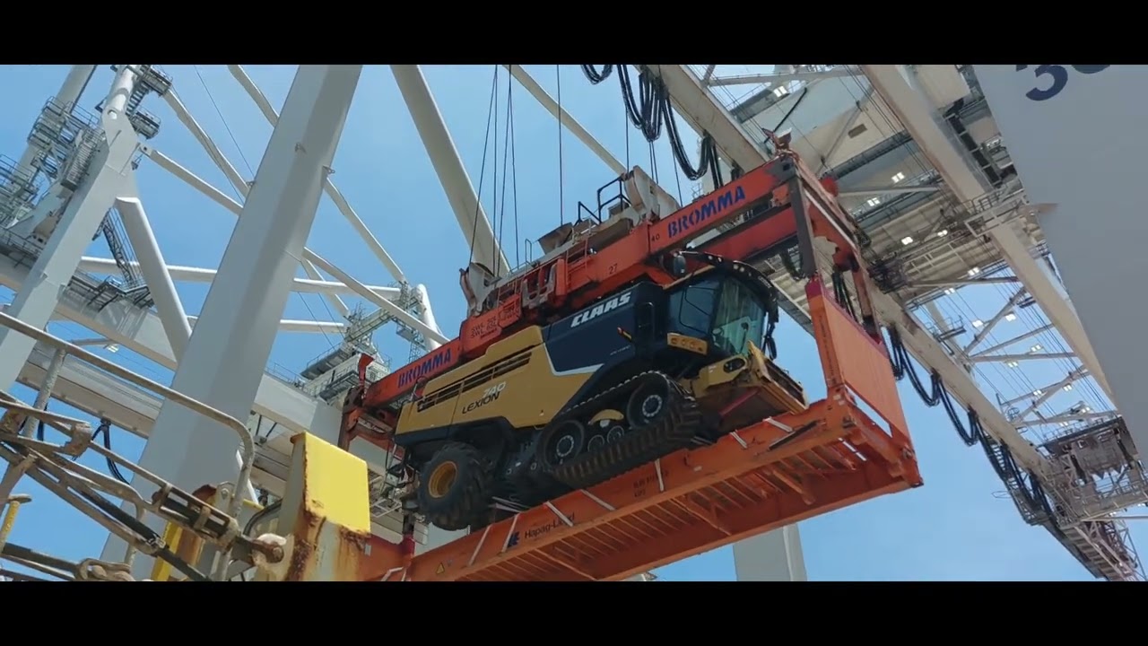 OOG loading under deck Operation